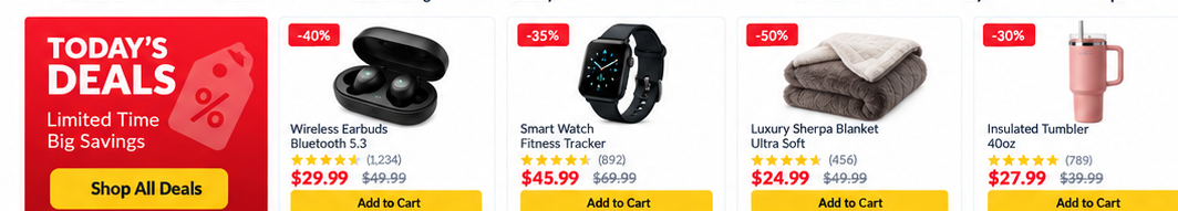 Today's Rakupos deals