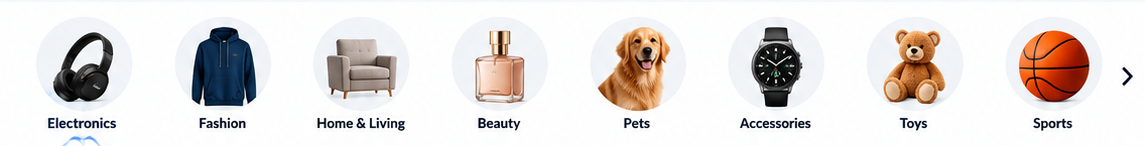 Rakupos shopping categories