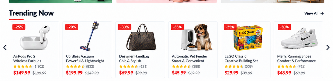 Trending now products