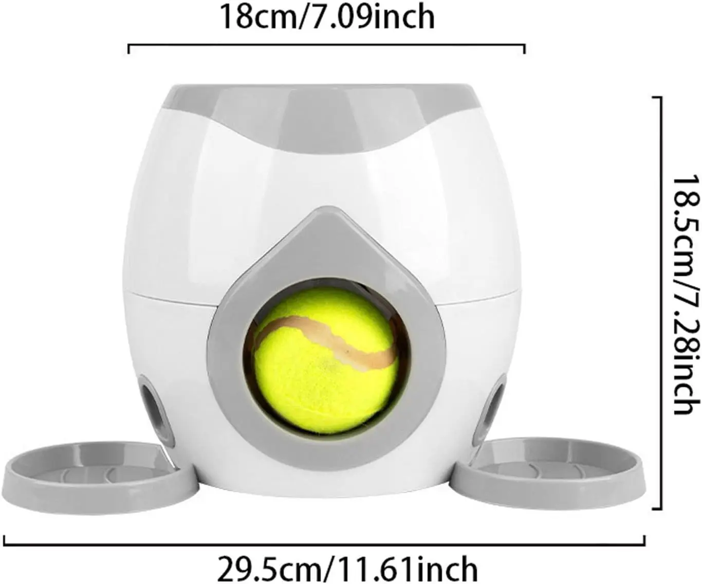 Automatic Dog Ball Launcher & Treat Dispenser – Interactive Fetch Toy - Image 2